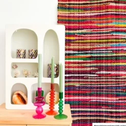 5 vakkenkast Zaha organic - MDF - 65x45x15 cm