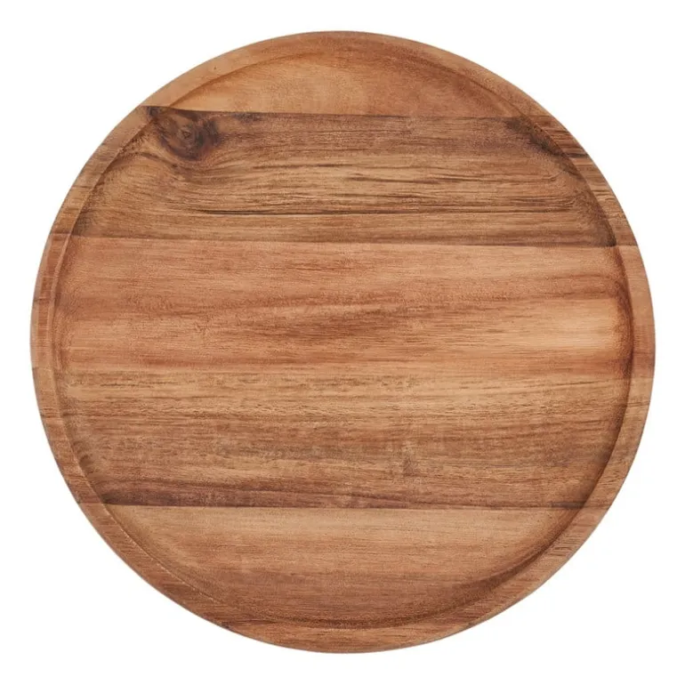Acacia tray rond - ø22 cm