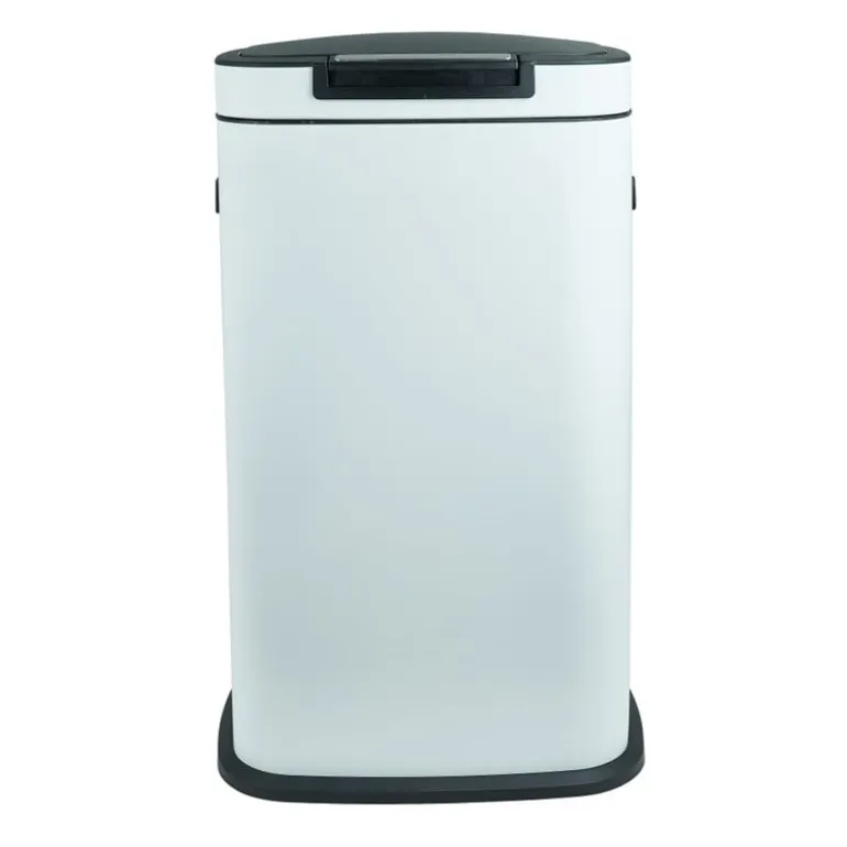 Afvalemmer push - wit - 38 liter