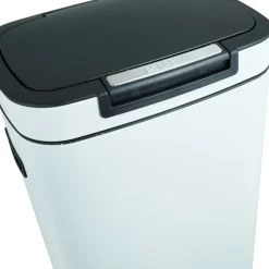 Afvalemmer push - wit - 38 liter