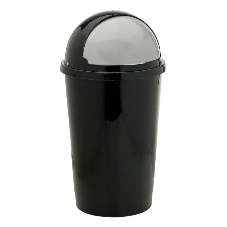 Afvalton bullit - 50 liter - zwart