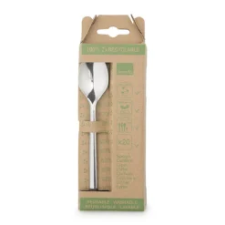 Amefa RVS lepels - zilverkleurig - 20 stuks