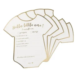 Babyshower invulkaarten - set van 10