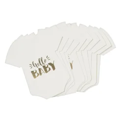 Babyshower invulkaarten - set van 10