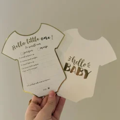 Babyshower invulkaarten - set van 10