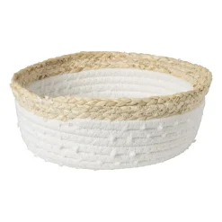 Badkamer mandjes jute - set van 3