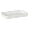 Badkamer plateau Terrazzo - wit - 2.5x19x11 cm