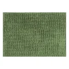 Badmat chenille - groen - 40x60 cm