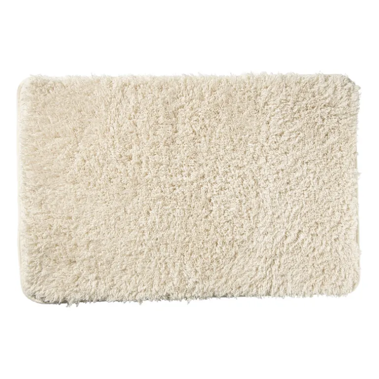 Badmat fluffy - beige - 45x70 cm