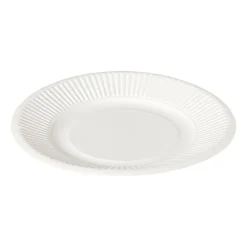 Bagasse bord - wit - ø21x1.8 cm