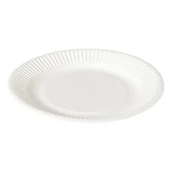 Bagasse bord - wit - ø18.5x2 cm