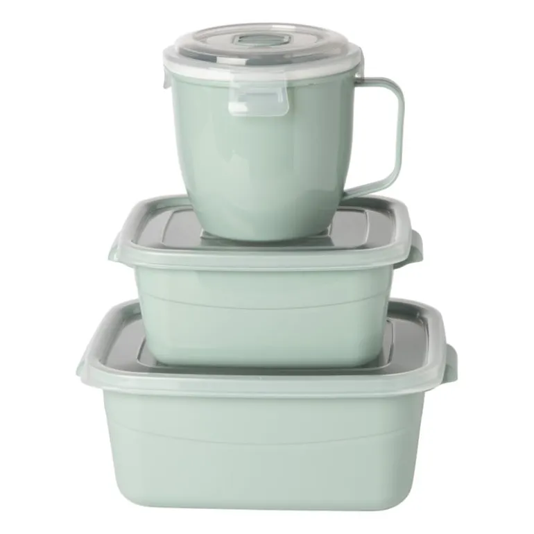 Bakje voor magnetron - 2 liter - groen