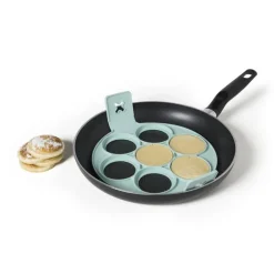 Bakring voor 7 pannenkoeken - rond - groen