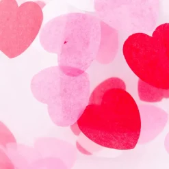 Ballon confetti - hartjes - set van 6