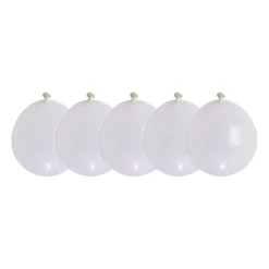 Ballon LED - wit - 5 stuks