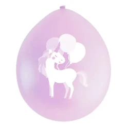 Ballon unicorn - 9 stuks