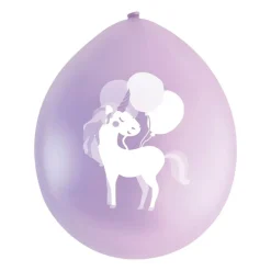 Ballon unicorn - 9 stuks
