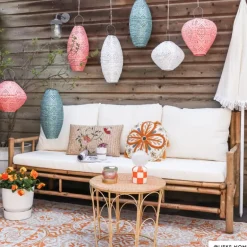 Bamboe bank Padang - 3-zits - 80x180x70 cm