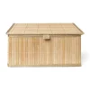 Bamboe mand met deksel - 11x24x18 cm