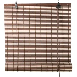 Bamboe rolgordijn - bruin - 60x180 cm