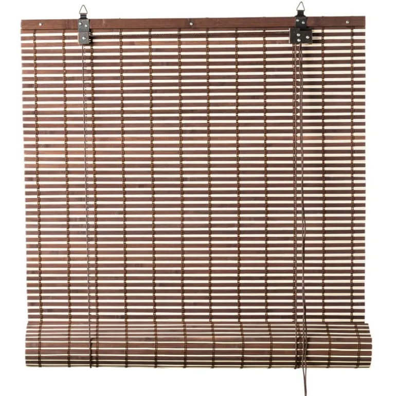 Bamboe rolgordijn - bruin - 60x180 cm
