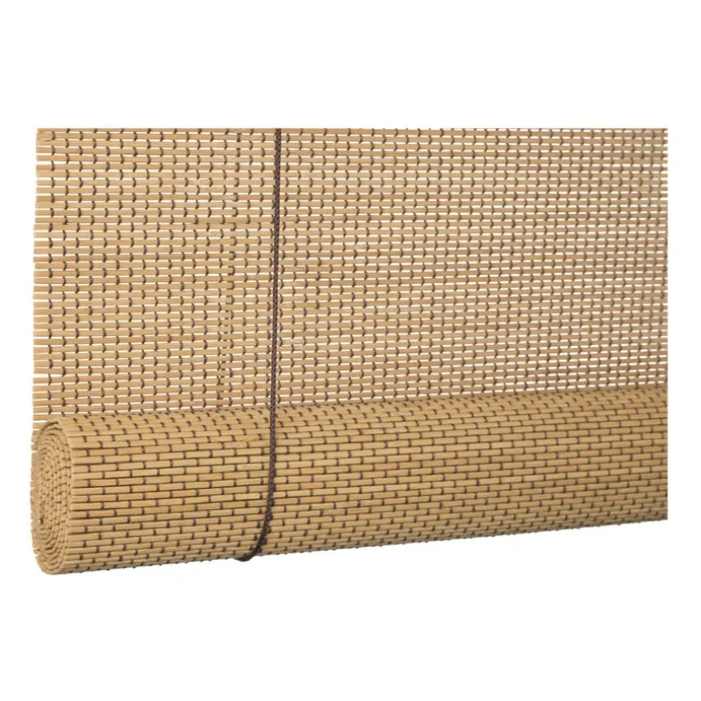Bamboe rolgordijn - naturel - 60x130 cm