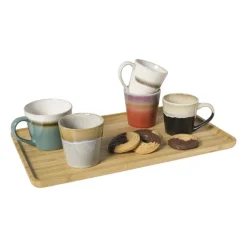 Bamboe tray groot - bruin - 1.8x44x25.5 cm