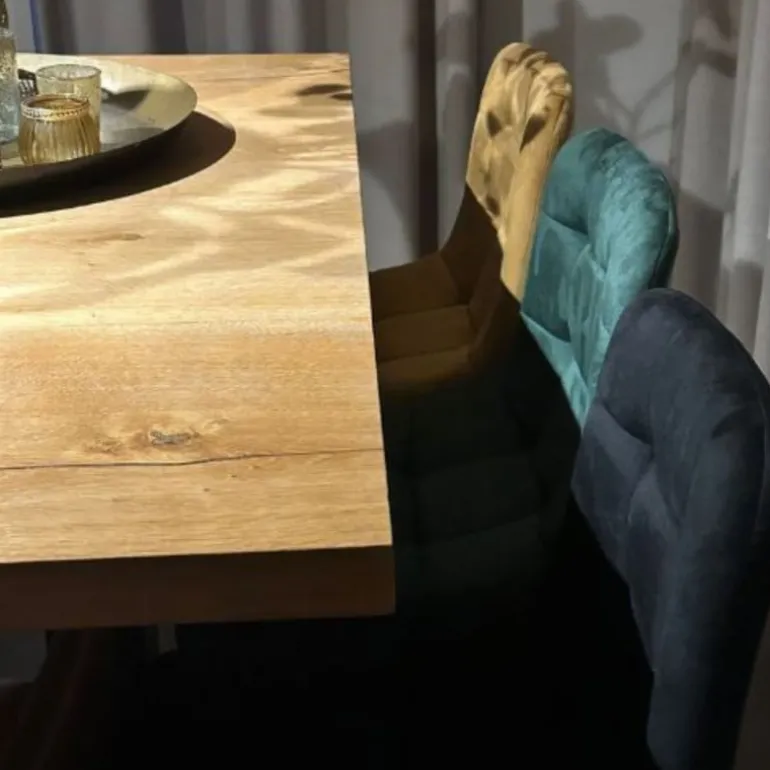 Barkruk velvet - oker - 100x50x41.5 cm