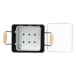 Bbq kubus - mini barbecue - 27.5x17x15.5 cm