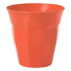 Beker facet - rood - 250 ml