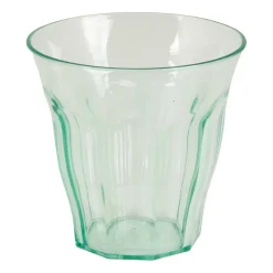 Beker met facetten - groen - 250 ml