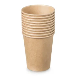 Bekers kraft papier - set van 10