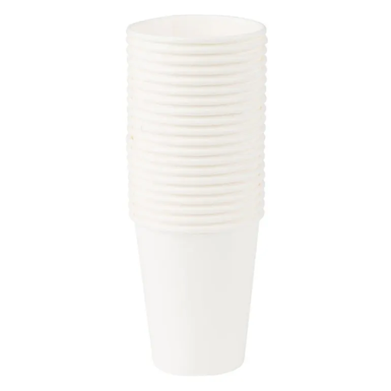 Bekertjes - wit - set van 20
