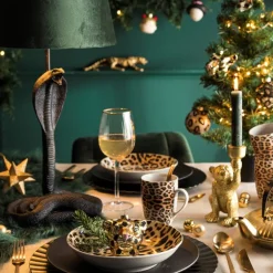 Bestekset - goudkleurig - 16-delig