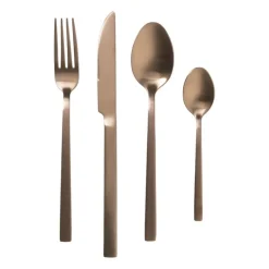 Bestekset - rose goud - 16-delig - 4 persoons