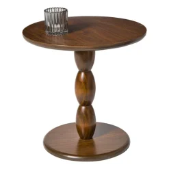 Bijzettafel Anna - bruin - ø40x40 cm