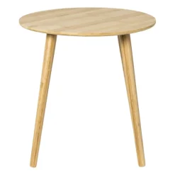 Bijzettafel bamboe Manou - naturel - ø45x45 cm
