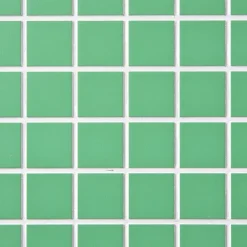 Bijzettafel checks - groen - 48x48x32 cm