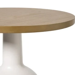 Bijzettafel Chico - bruin/beige - ø40x47 cm