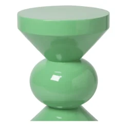 Bijzettafel diabolo - groen - ø33x50 cm