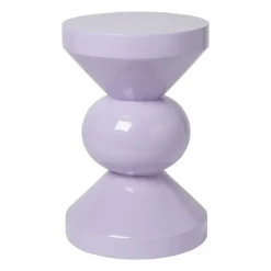 Bijzettafel diabolo - lila - ø33x50 cm