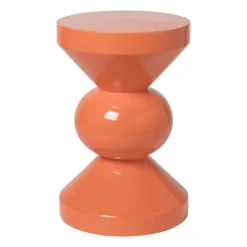 Bijzettafel diabolo - peach - ø33x50 cm