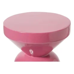 Bijzettafel diabolo - roze - ø33x50 cm