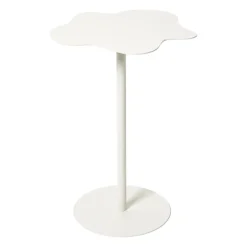 Bijzettafel Mica bloem - wit