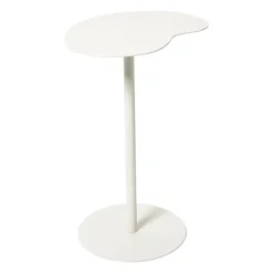 Bijzettafel Mica organisch - wit - 53x35x26 cm