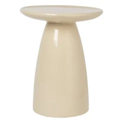 Bijzettafel Paris - beige - ø36x46 cm