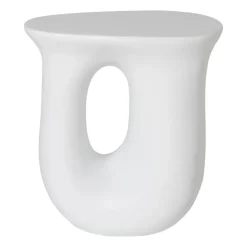 Bijzettafel pop-art eye - wit - 45x41x31 cm