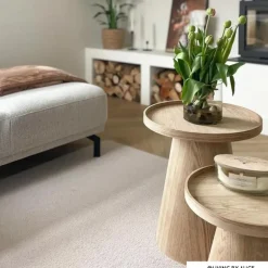 Bijzettafel Rondo groot - naturel - ø45x50 cm