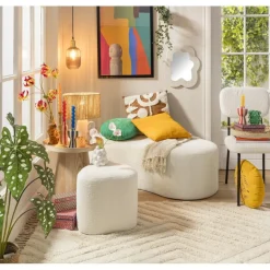 Bijzettafel Rondo groot - naturel - ø45x50 cm