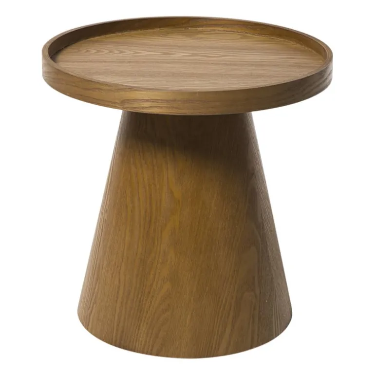 Bijzettafel Rondo klein - bruin - ø38.5x38 cm